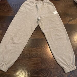 Hollister Gray Sweatpants Relaxed Fit Elastic Cuffs